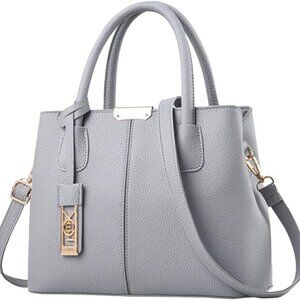 Women’s PU Leather Tote Bag Handbag Crossbody Organizer Fashion